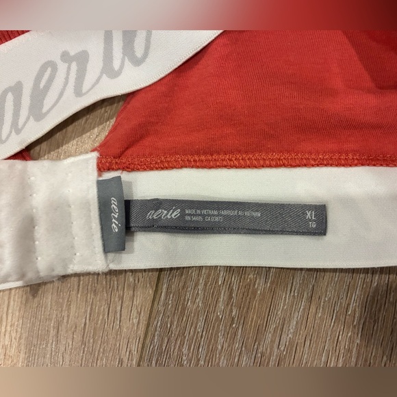 AERIE | Coral ribbed Bralette XL - Picture 4 of 4